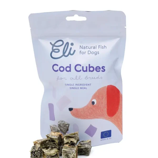 Eli Gedroogde kabeljauwhuid blokjes 100%