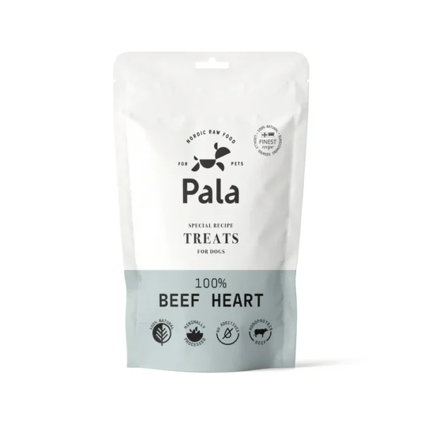 Pala 100% Beef heart dog treats 100 gram