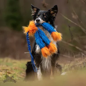 Doggie-Zen - Bungee Octopus Tug Blue/Orange =Pre-Order 24/7=