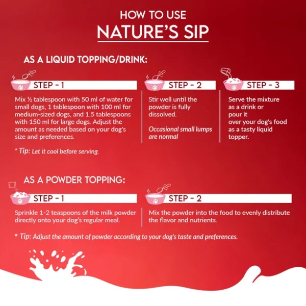 Pawfect - Nature's Sip - Geitenmelk Pomegranate & Cranberry - Afbeelding 4