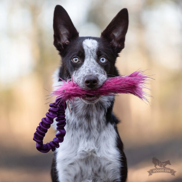 Doggie-Zen - Bungee Pocket Fake Fur Tug - Afbeelding 3