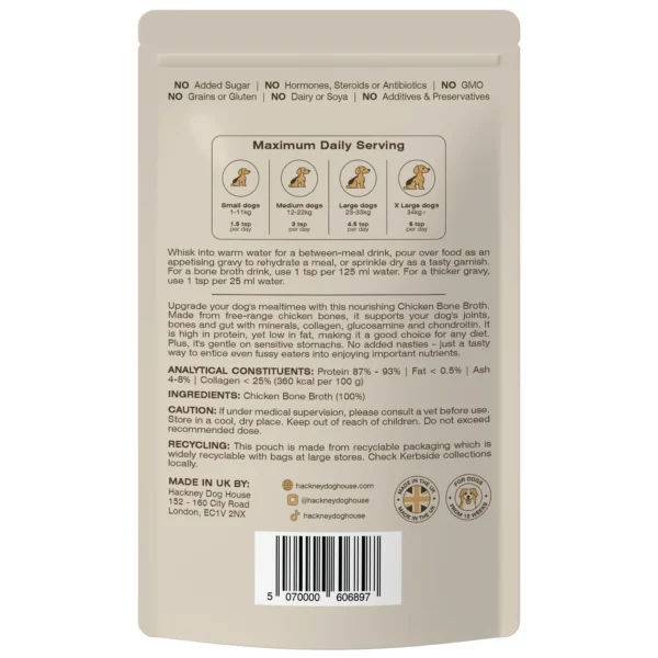 Hackney Dog House - Chicken Bone Broth Powder - Afbeelding 3