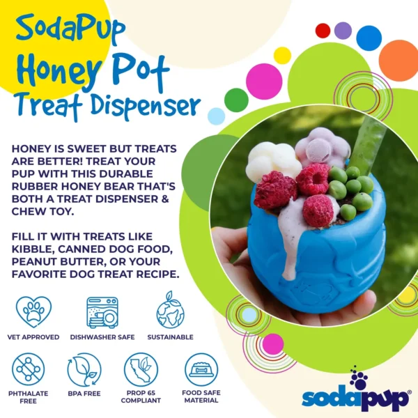 Sodapup PUP-X Honey Pot Extra Large --voor grote honden! - Afbeelding 2
